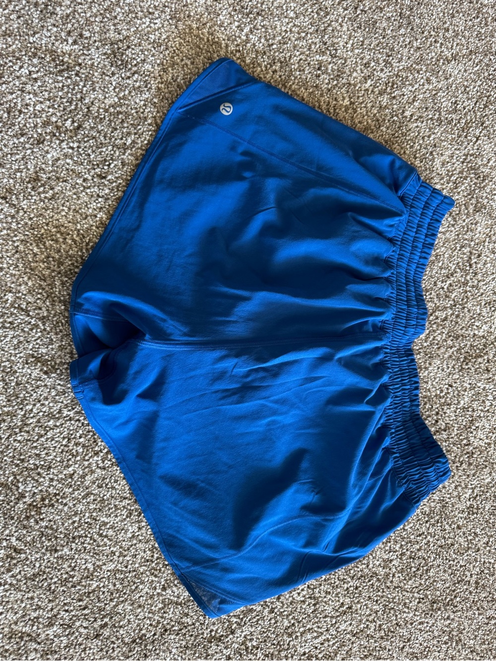 Lululemon Cobalt Blue Hotty Hot Shorts size 10 4” HR
